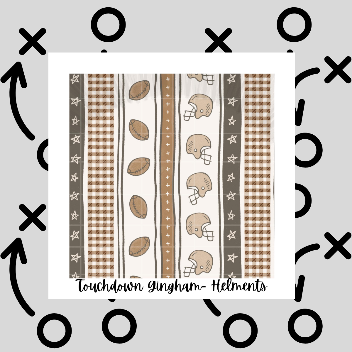 Touchdown Gingham (Helmets)